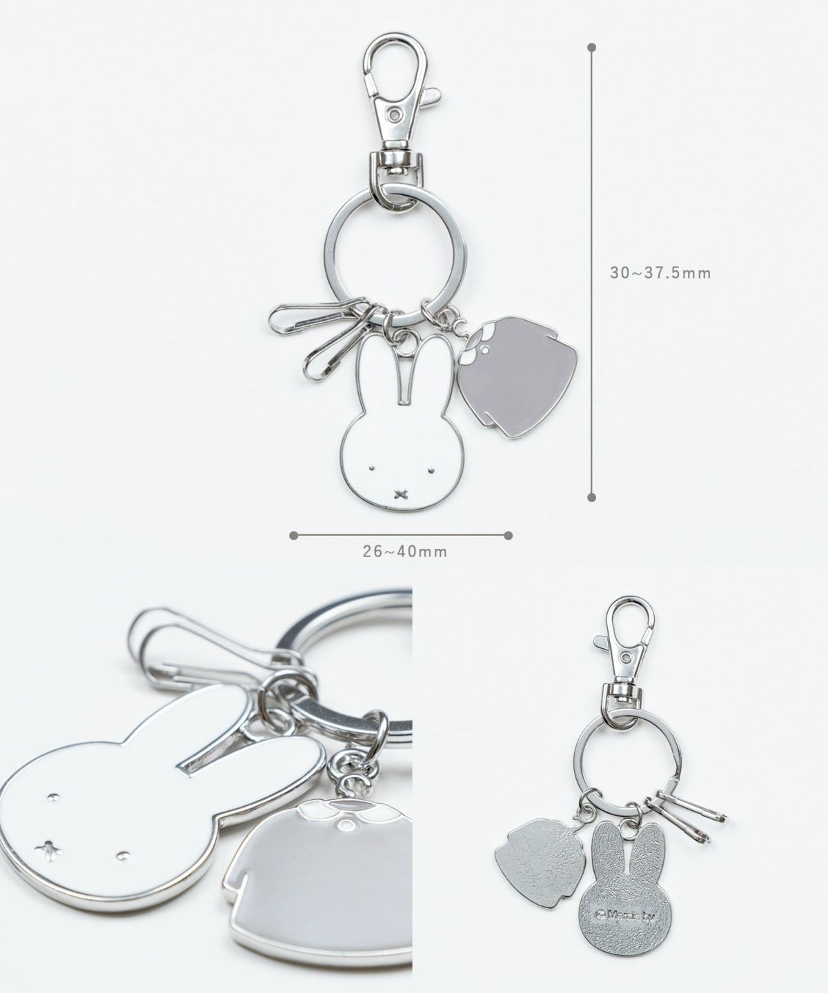 ミッフィー モノトーン チャーム