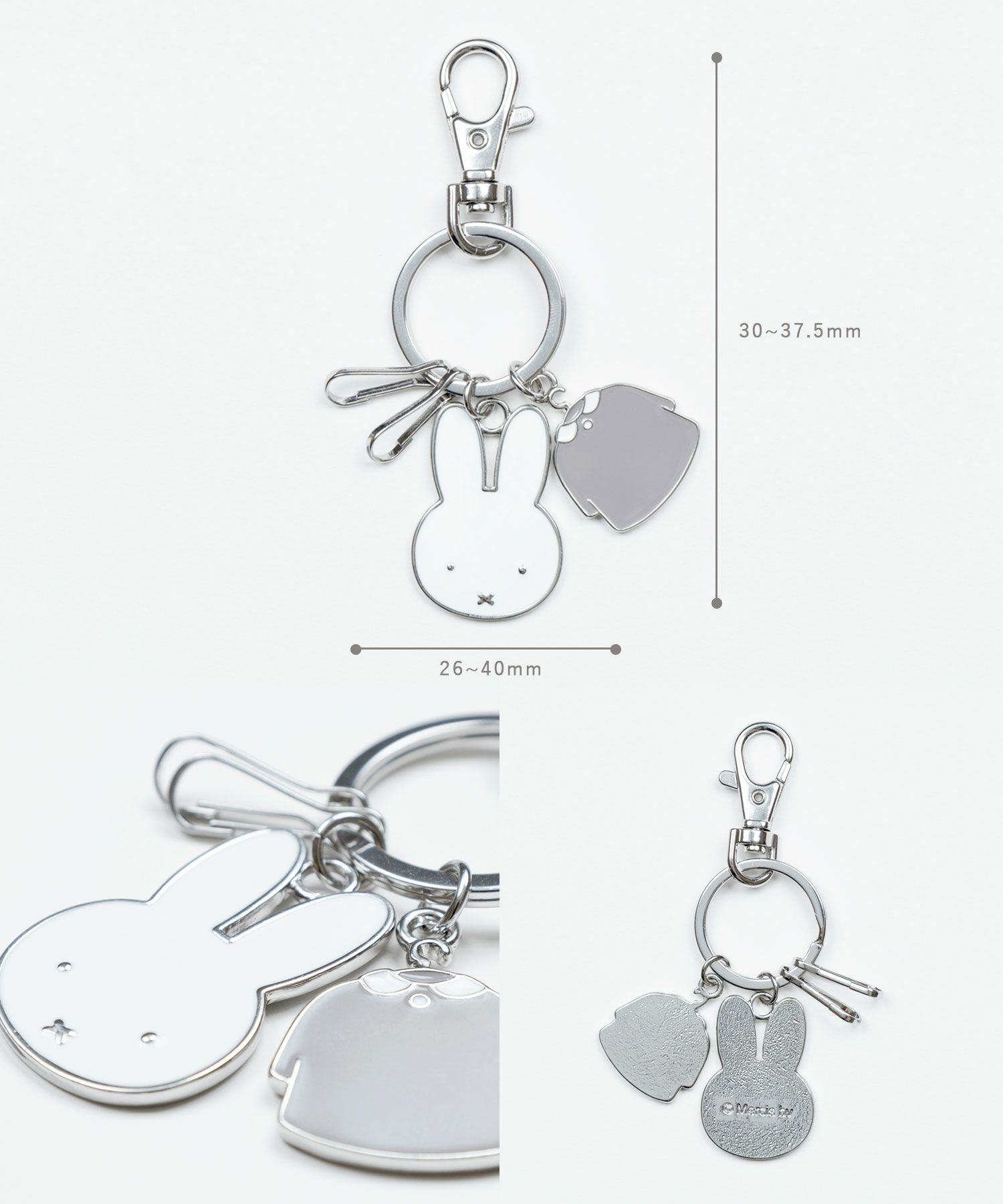 ミッフィー モノトーン チャーム