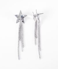 スターチェーンバックキャッチピアス