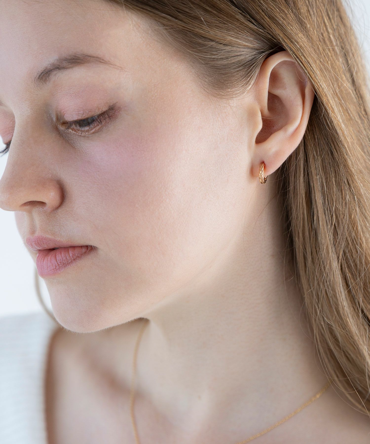 【web限定】ルミブレードフープループフィットイヤリング【Lumirise】