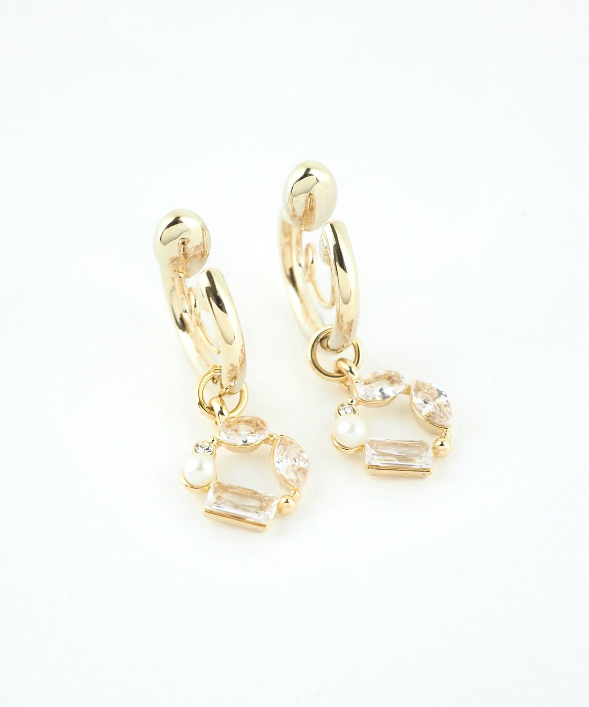 【web限定】サークルビジュー2wayループフィットイヤリング