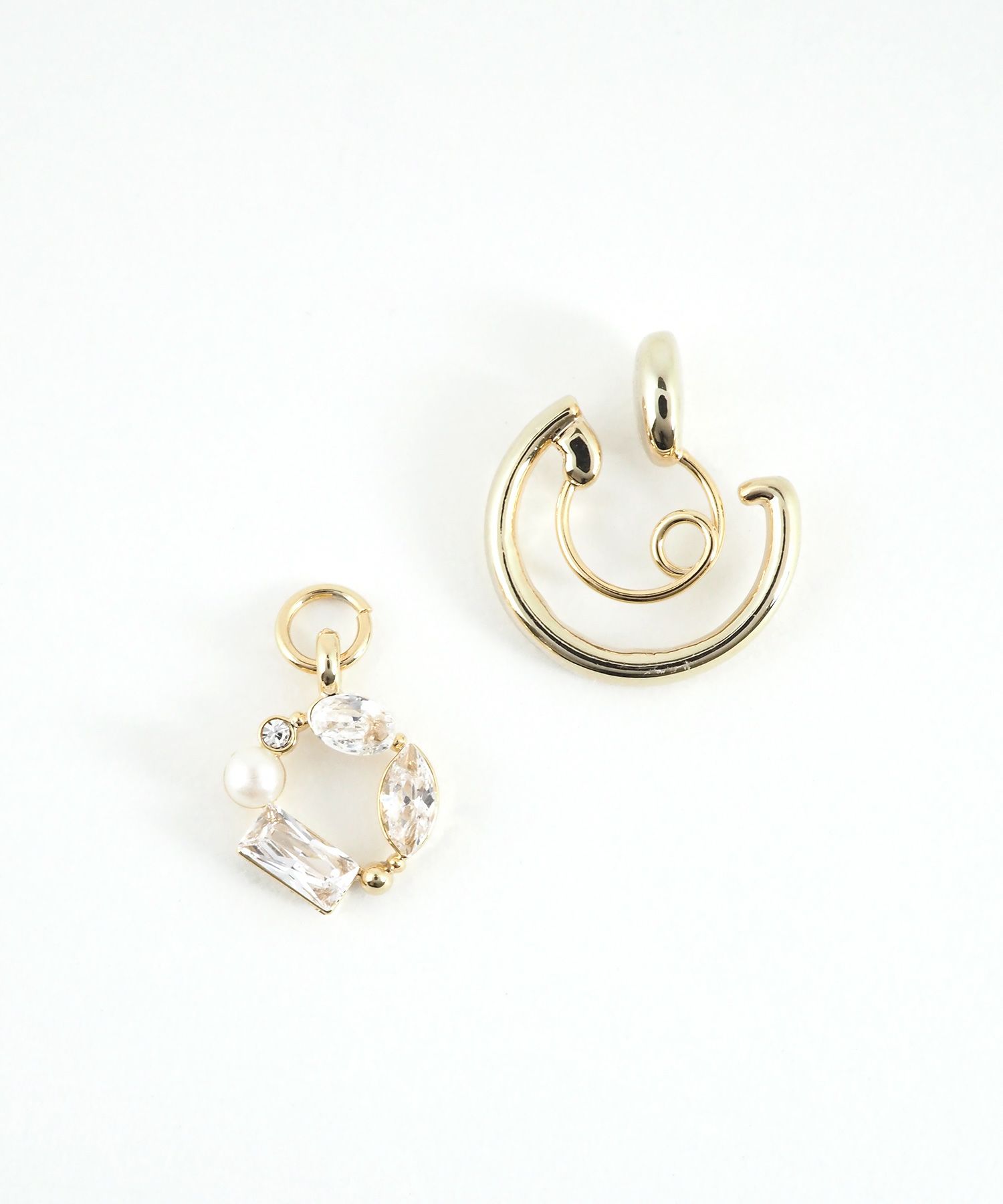 【web限定】サークルビジュー2wayループフィットイヤリング