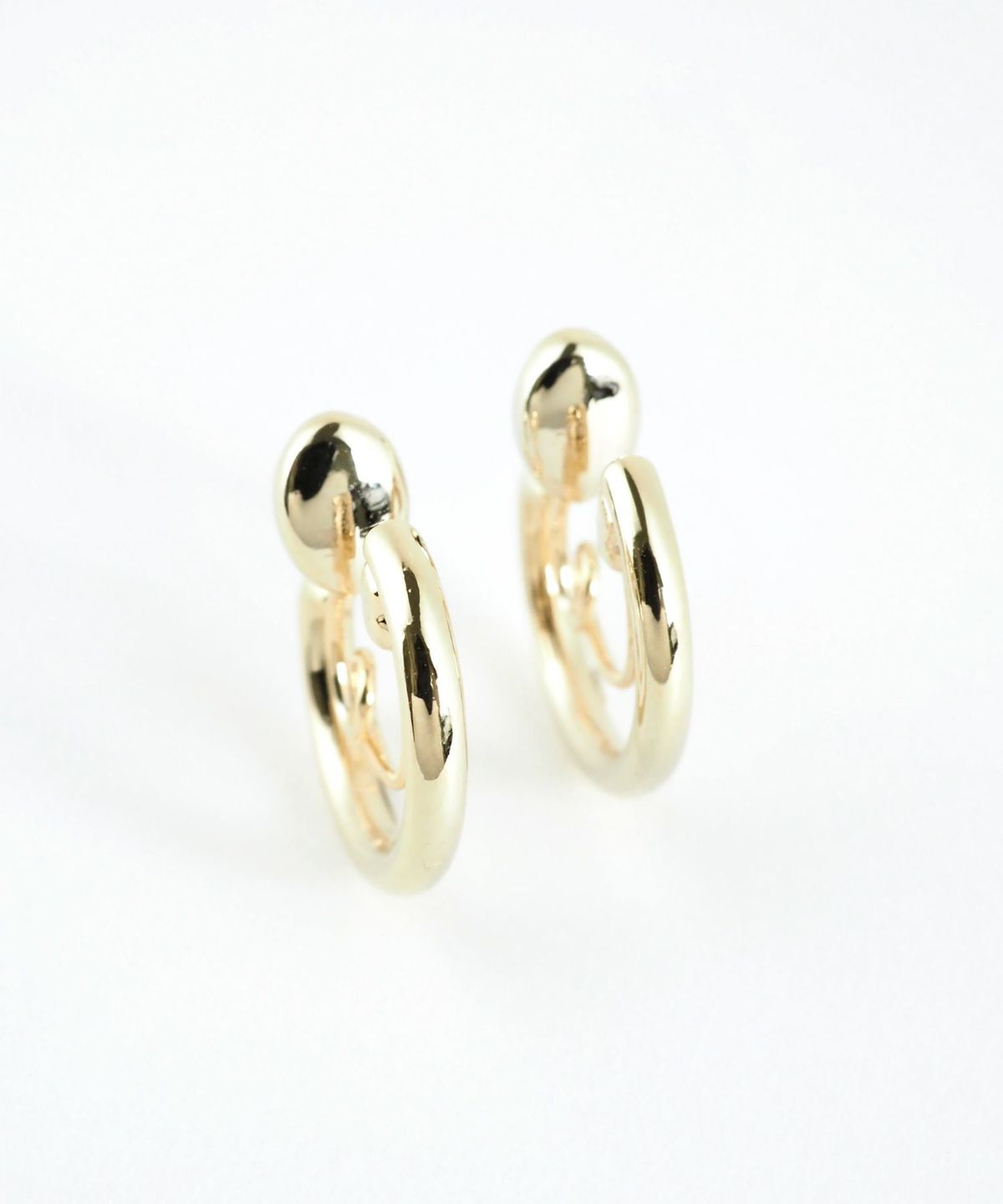 【web限定】サークルビジュー2wayループフィットイヤリング