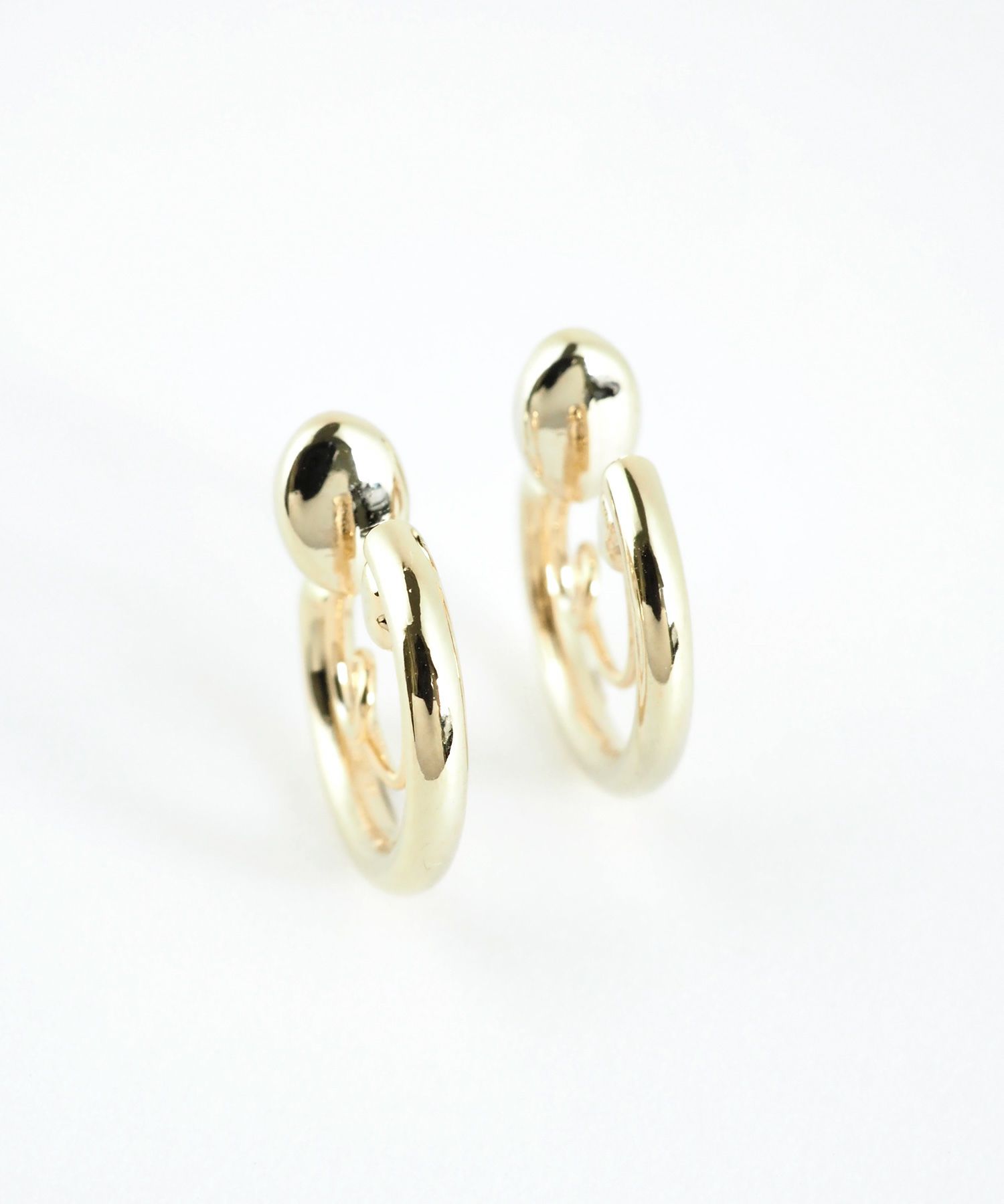 【web限定】サークルビジュー2wayループフィットイヤリング