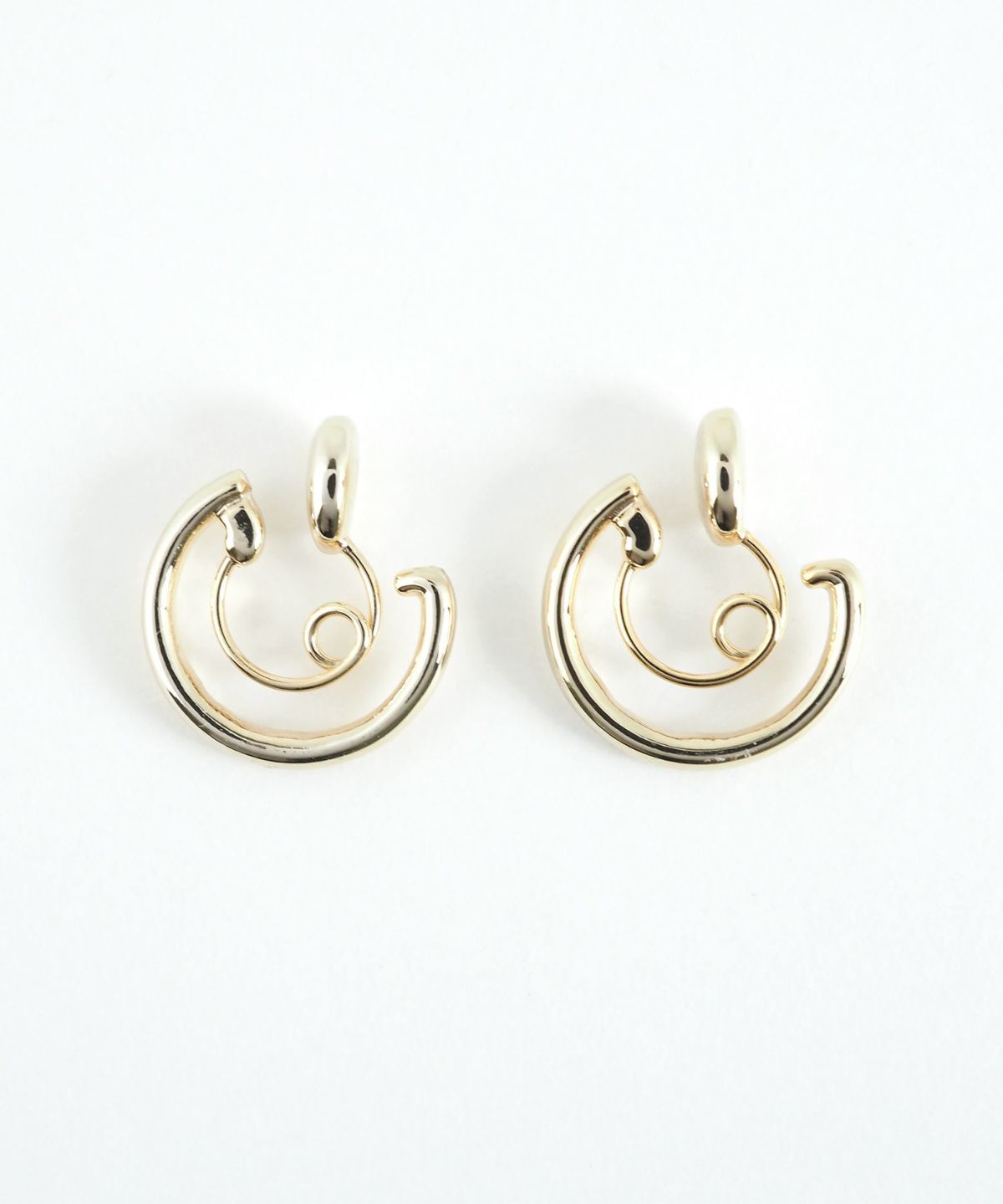 【web限定】サークルビジュー2wayループフィットイヤリング