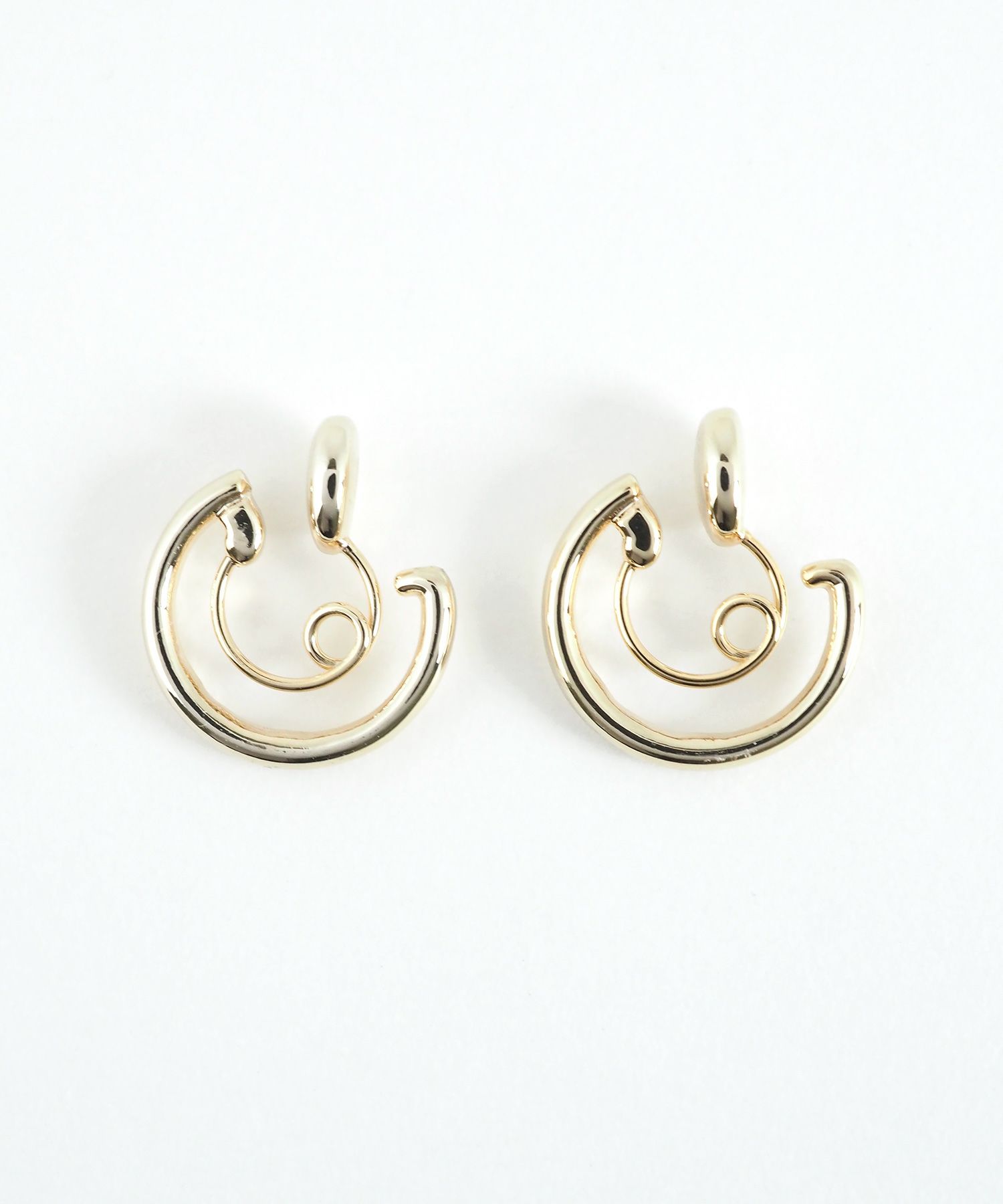 【web限定】サークルビジュー2wayループフィットイヤリング