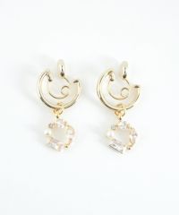 【web限定】サークルビジュー2wayループフィットイヤリング