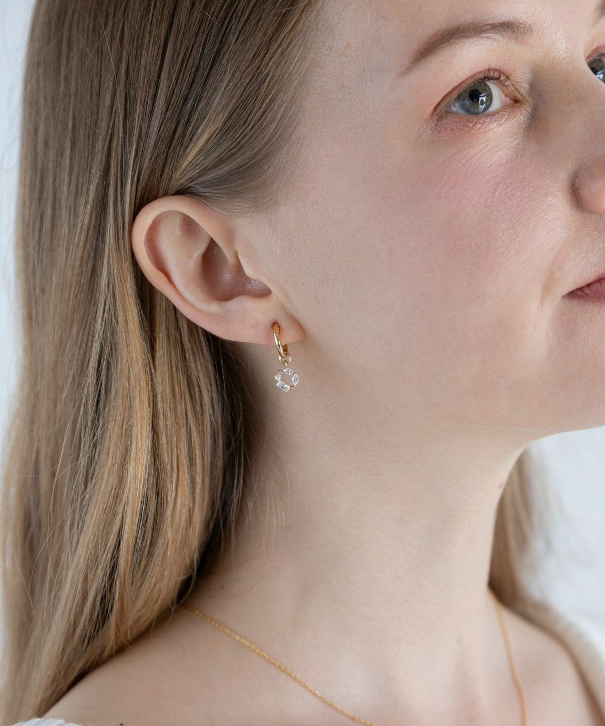 【web限定】サークルビジュー2wayループフィットイヤリング