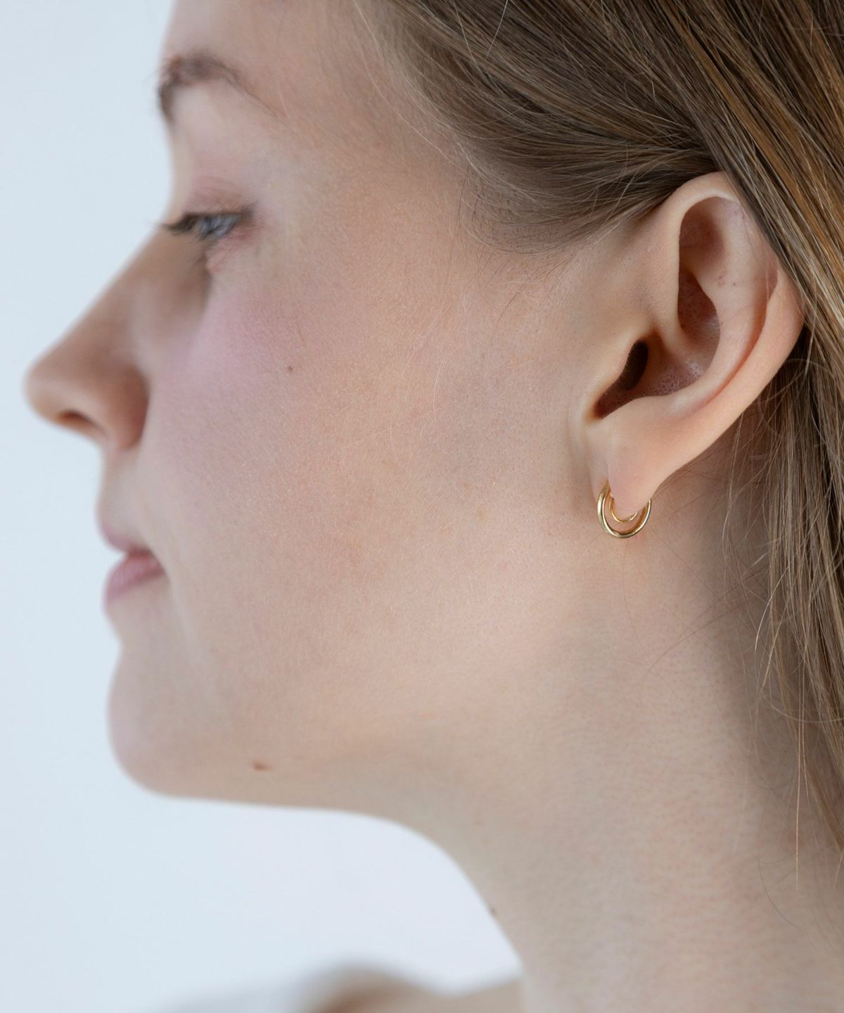 【web限定】サークルビジュー2wayループフィットイヤリング