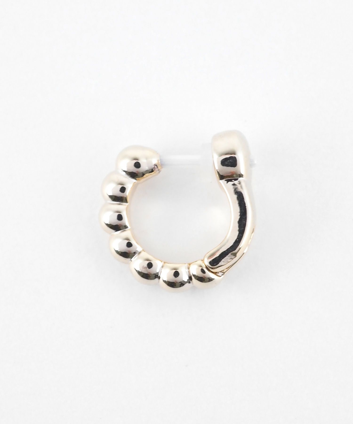 【web限定】ボールラインセラミックポストスムースピアス