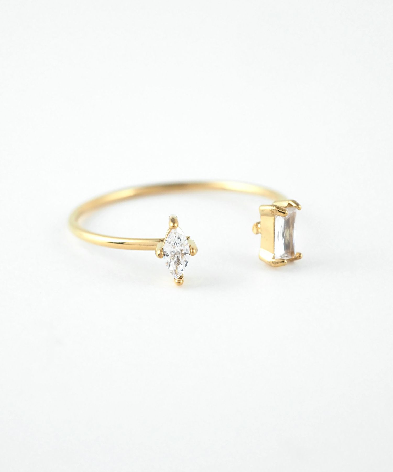 ダブルキュービックサージカルステンレスリング