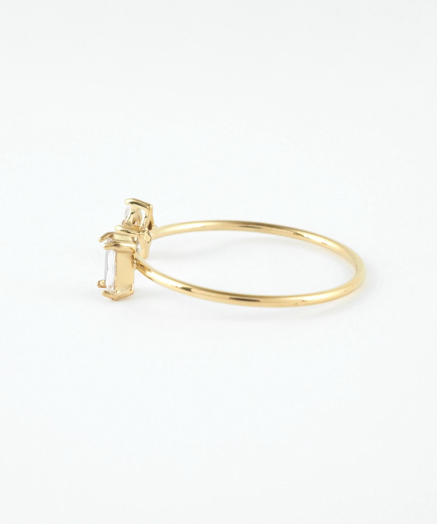 ダブルキュービックサージカルステンレスリング