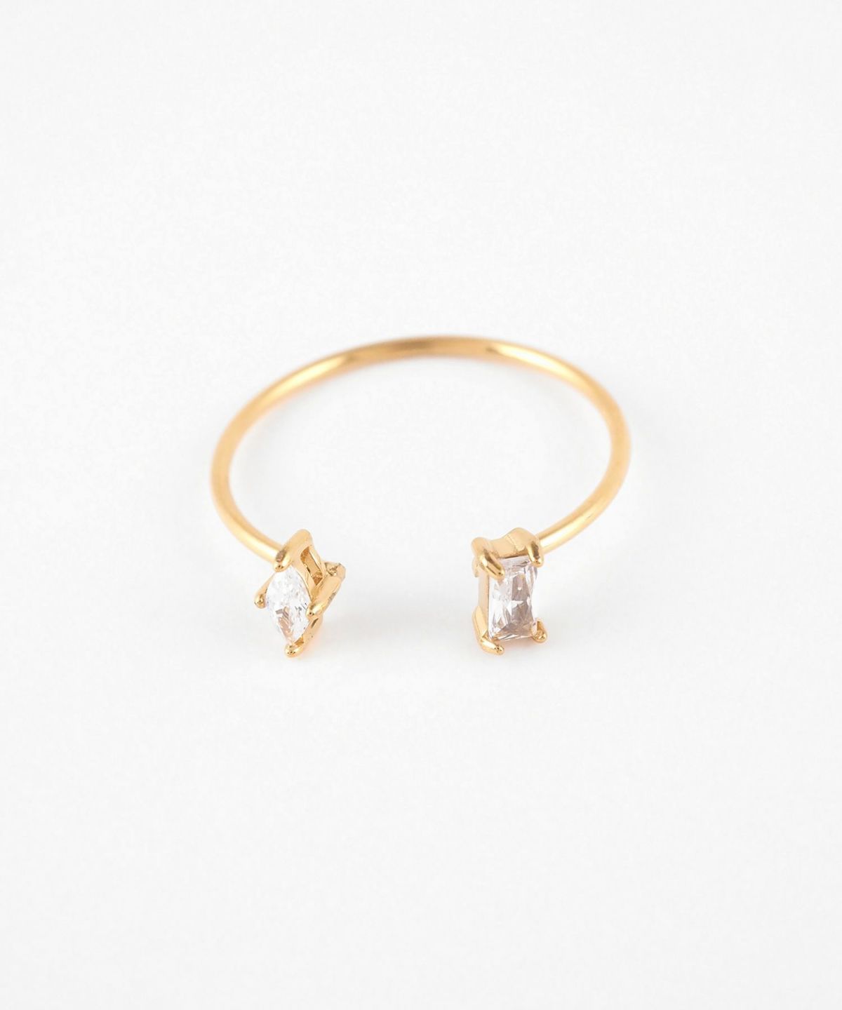 ダブルキュービックサージカルステンレスリング