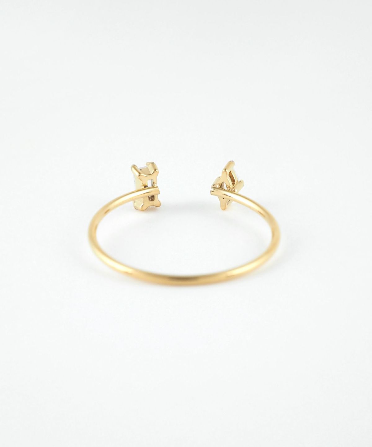 ダブルキュービックサージカルステンレスリング