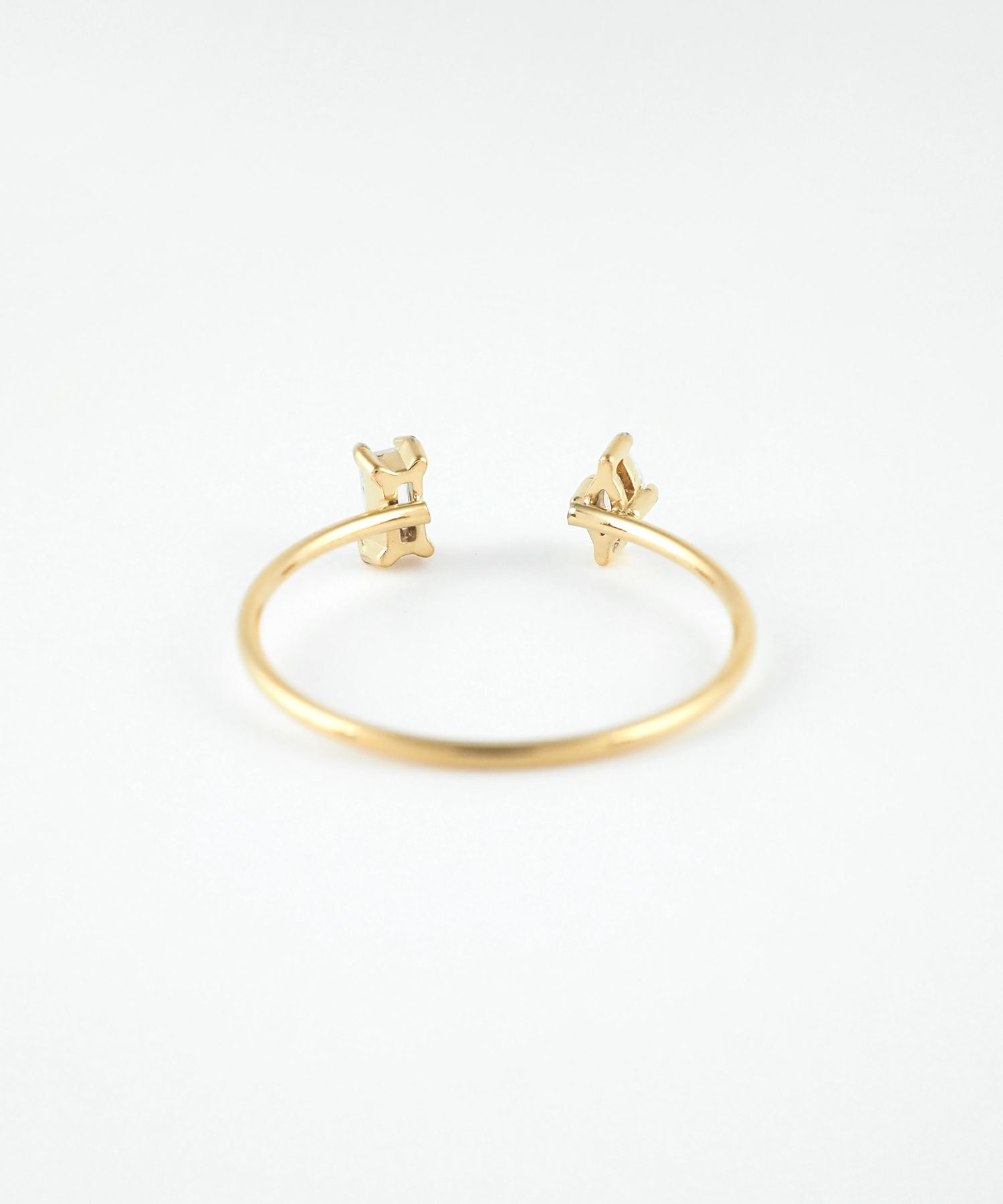 ダブルキュービックサージカルステンレスリング