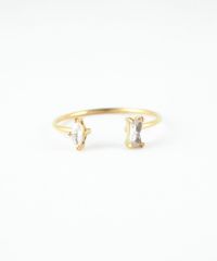 ダブルキュービックサージカルステンレスリング