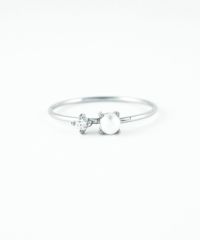 パールキュービックサージカルステンレスリング