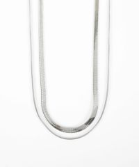 スネークダブルチェーンネックレス【MUK lucenzio】