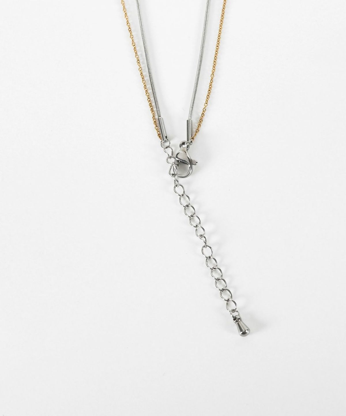 ドロップダブルチェーンネックレス【MUK lucenzio】