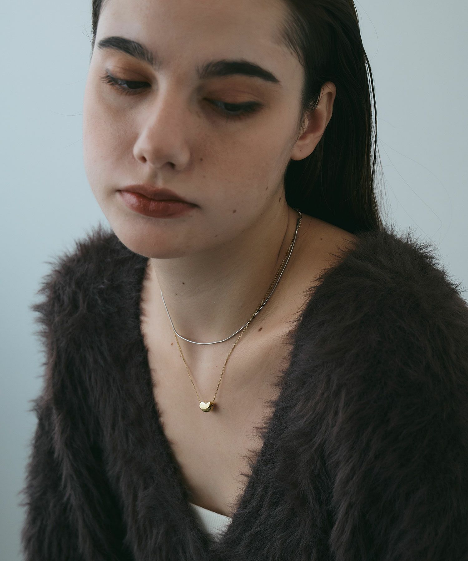 ドロップダブルチェーンネックレス【MUK lucenzio】