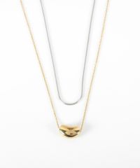 ドロップダブルチェーンネックレス【MUK lucenzio】