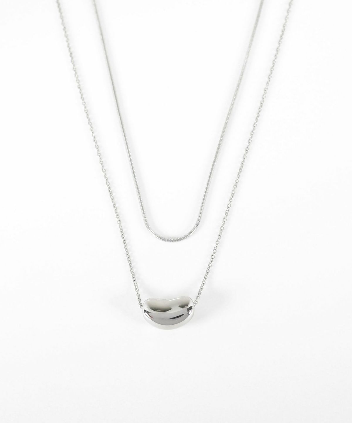 ドロップダブルチェーンネックレス【MUK lucenzio】