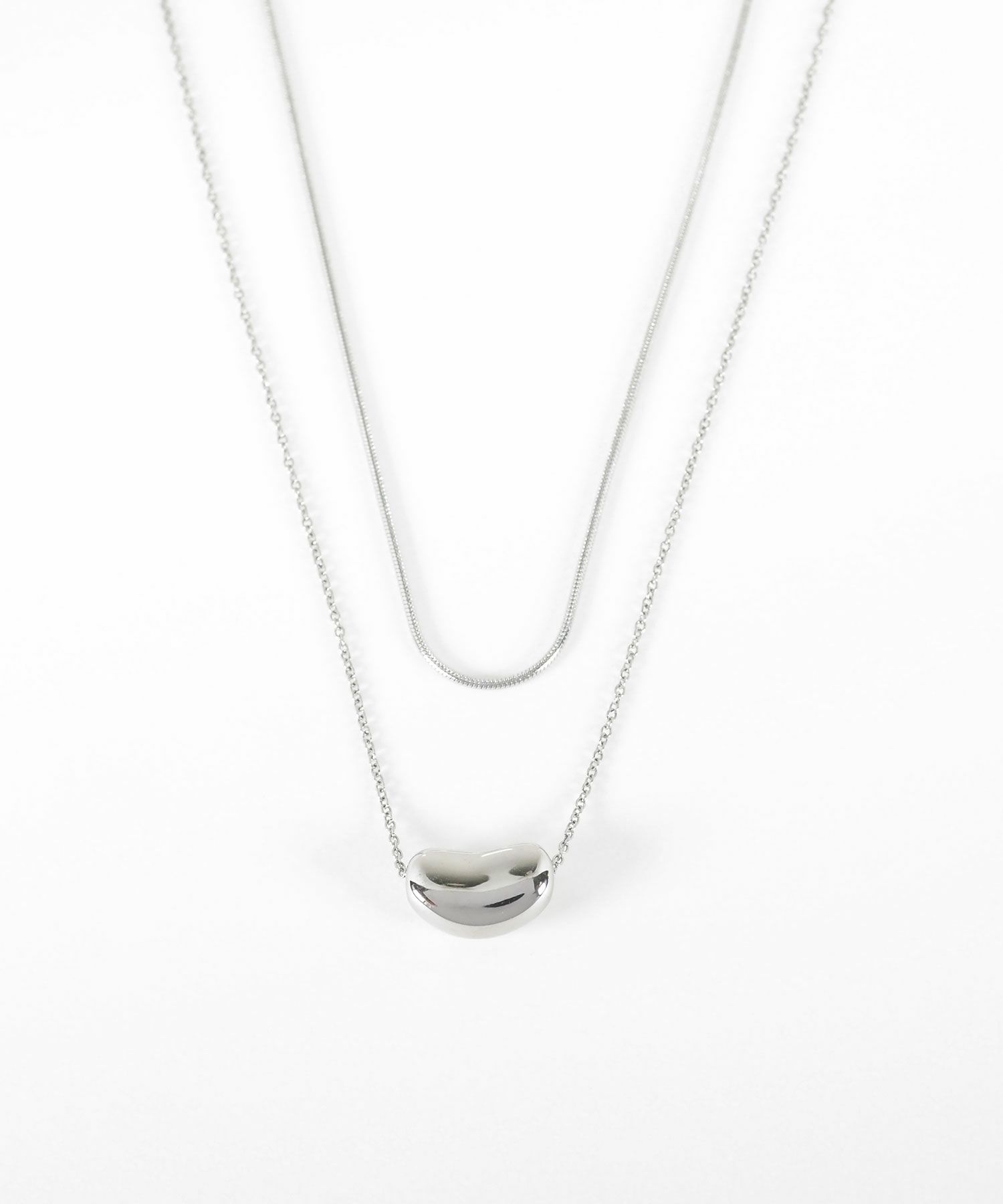 ドロップダブルチェーンネックレス【MUK lucenzio】