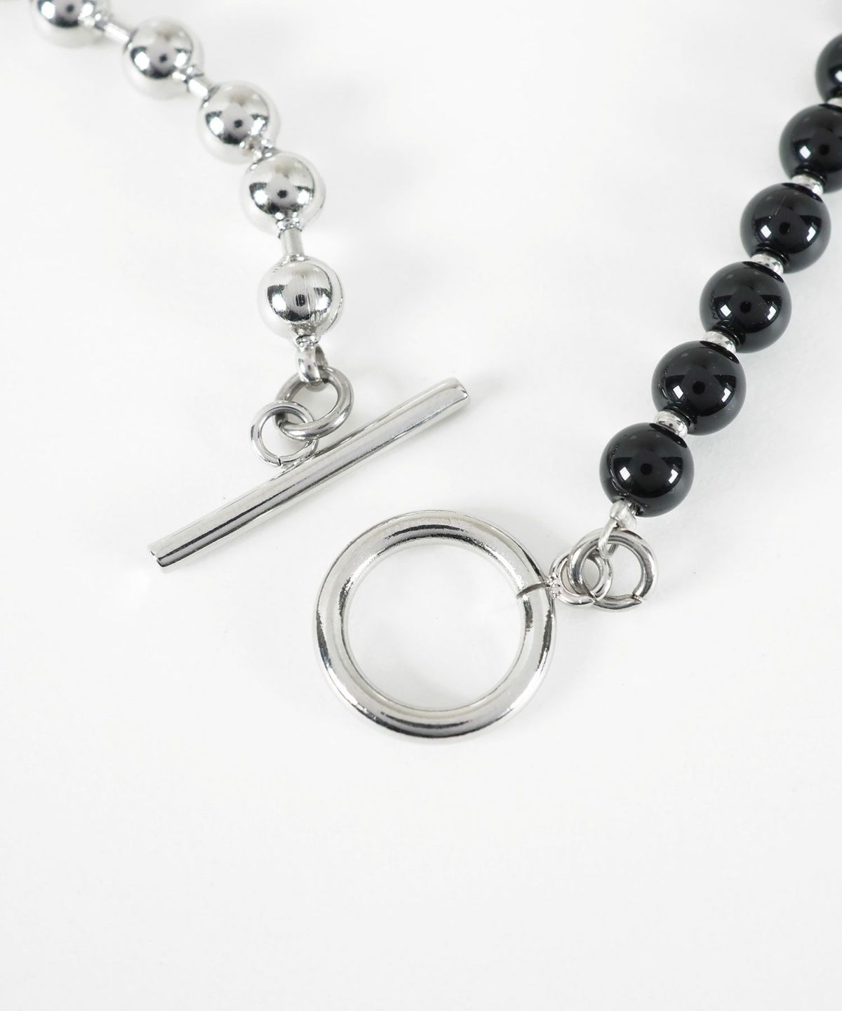 オニキス×ボールチェーンネックレス【MUK lucenzio】