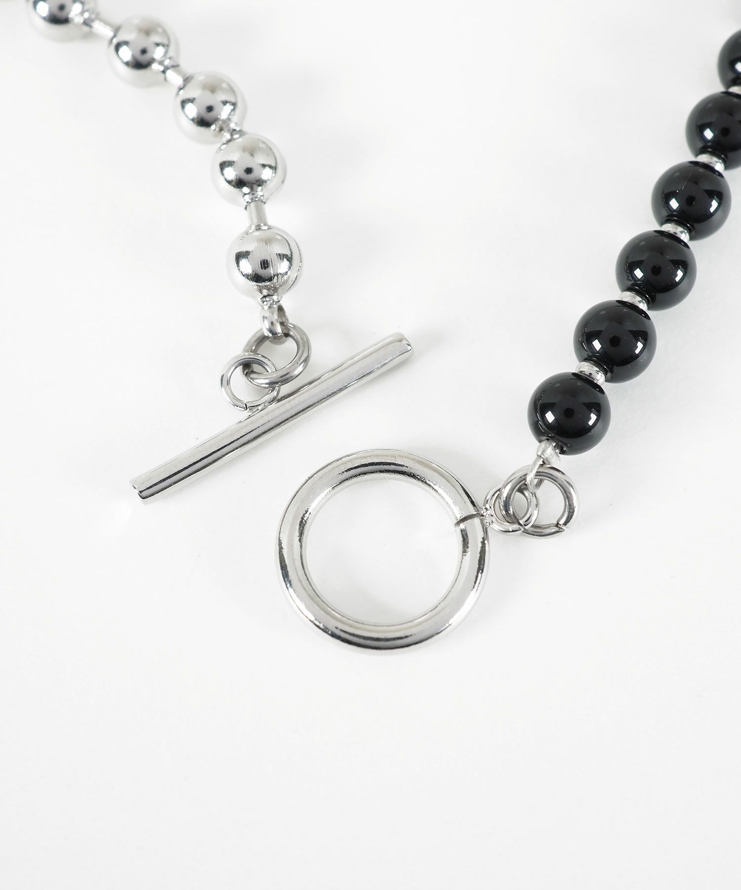 オニキス×ボールチェーンネックレス【MUK lucenzio】