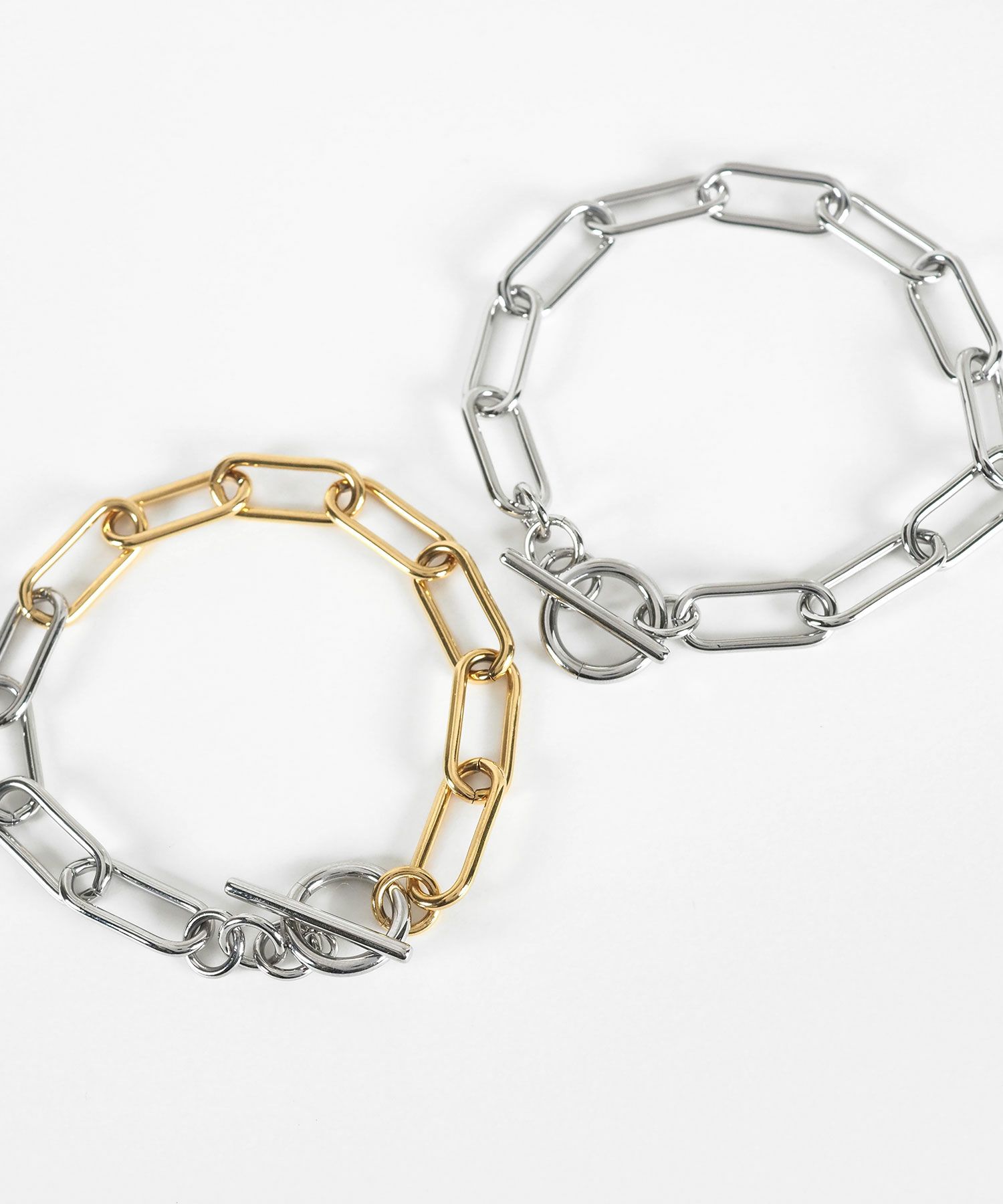 オーバルチェーンブレスレット【MUK lucenzio】