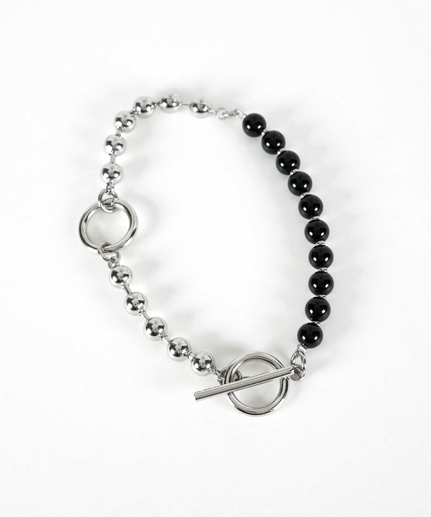 オニキス×ボールチェーンブレスレット【MUK lucenzio】