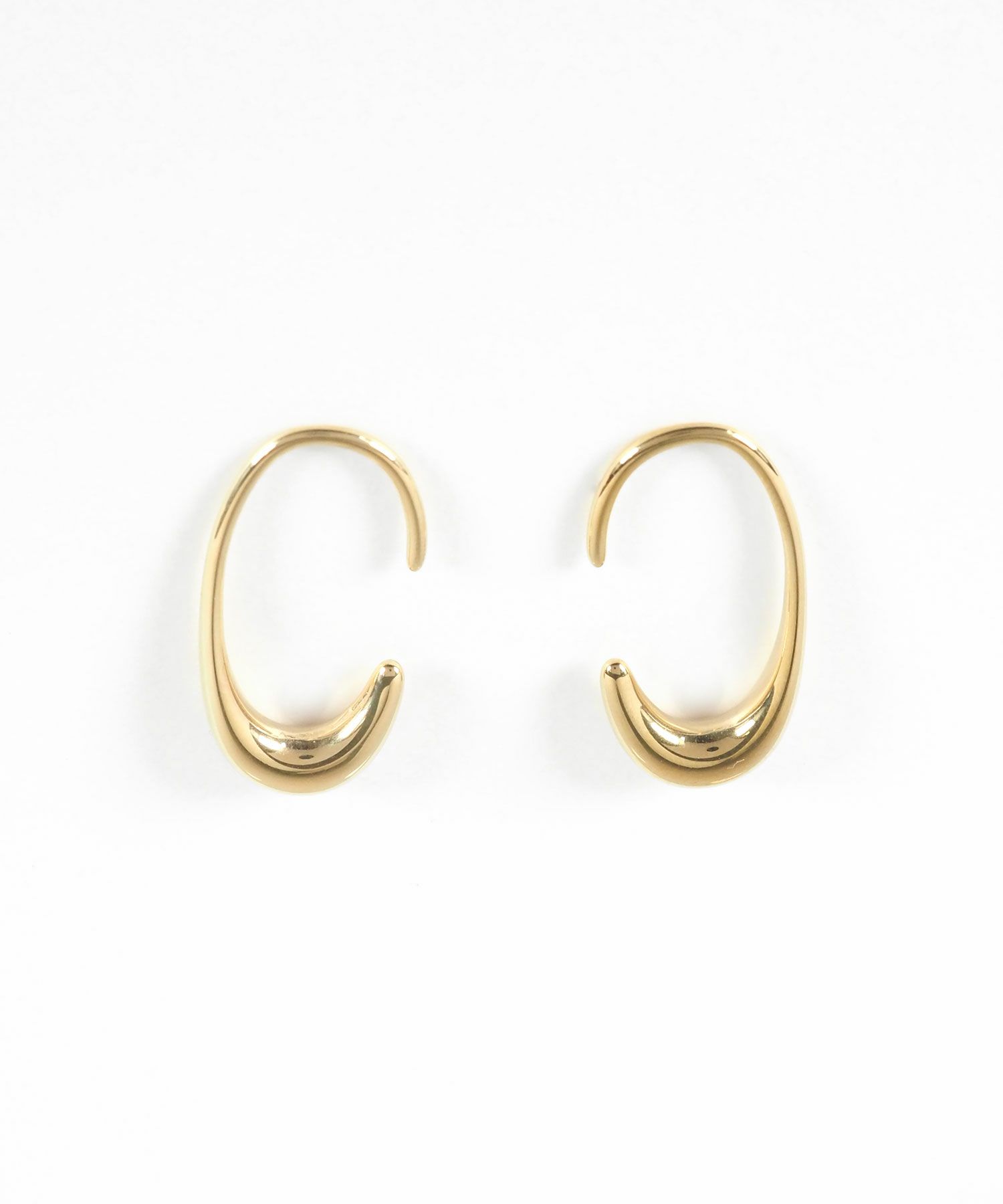 オーバルステンレスフックピアス【MUK lucenzio】