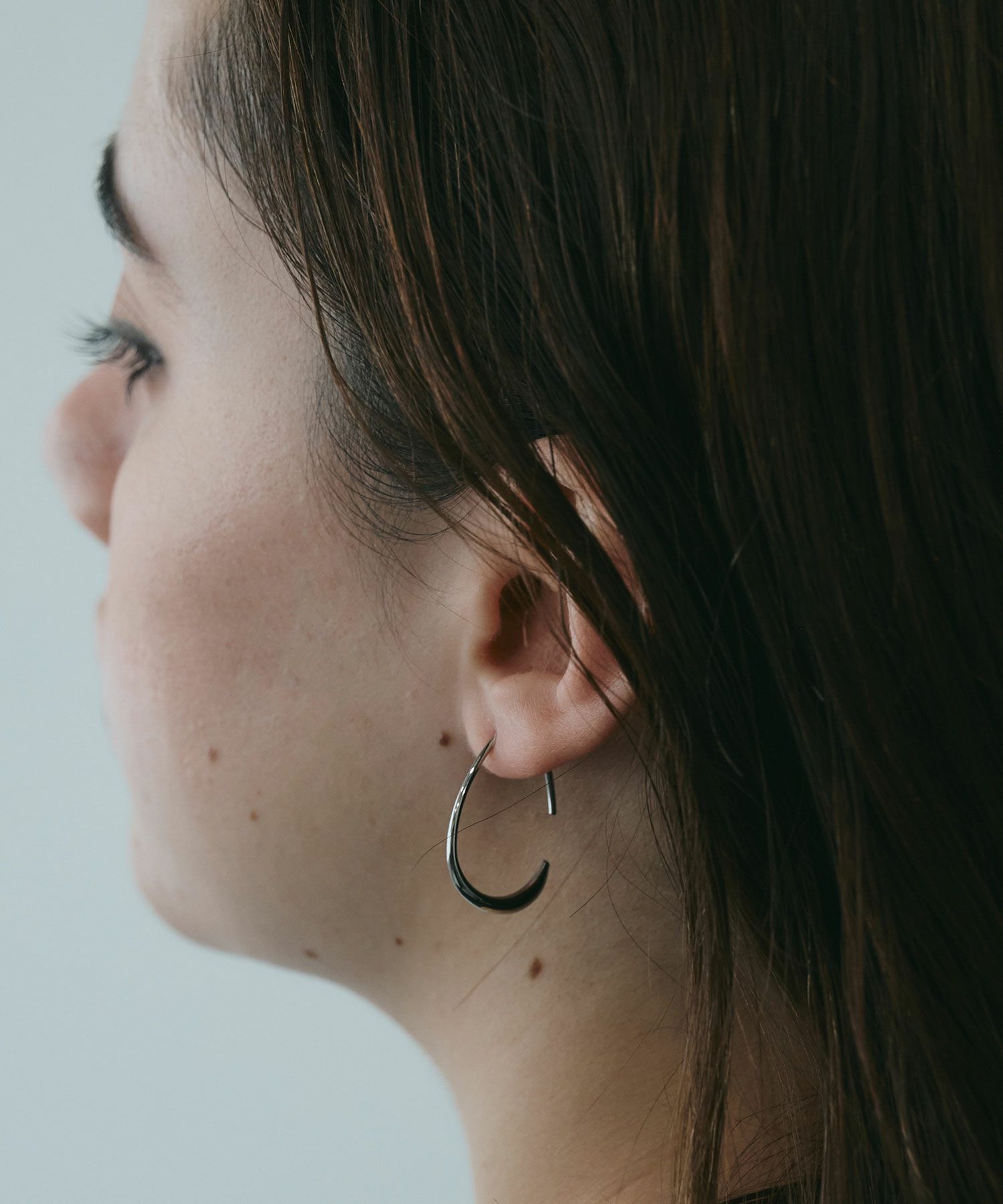 ドロップフープステンレスフックピアス【MUK lucenzio】