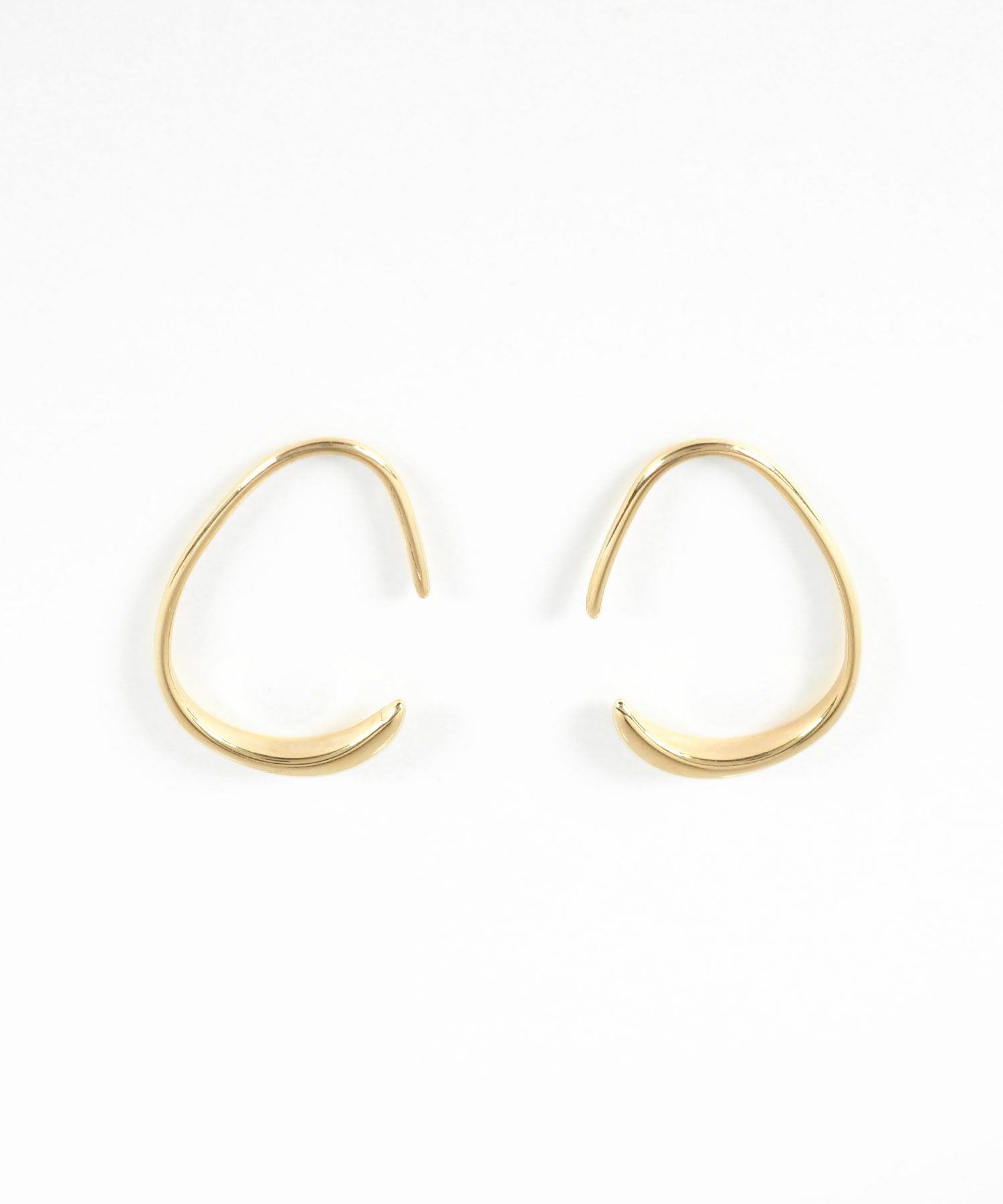 ドロップフープステンレスフックピアス【MUK lucenzio】