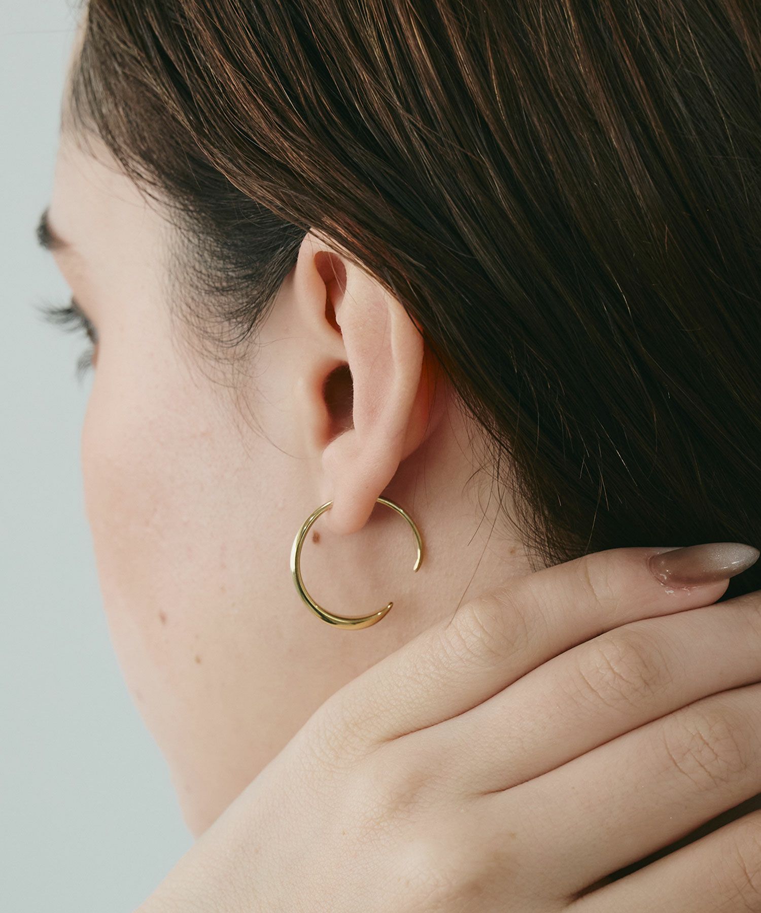 サークルフープステンレスフックピアス【MUK lucenzio】