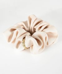 クロスビジューチャーム付きシュシュ