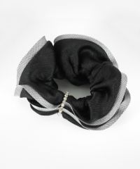 ストーンラインチャーム付きシュシュ