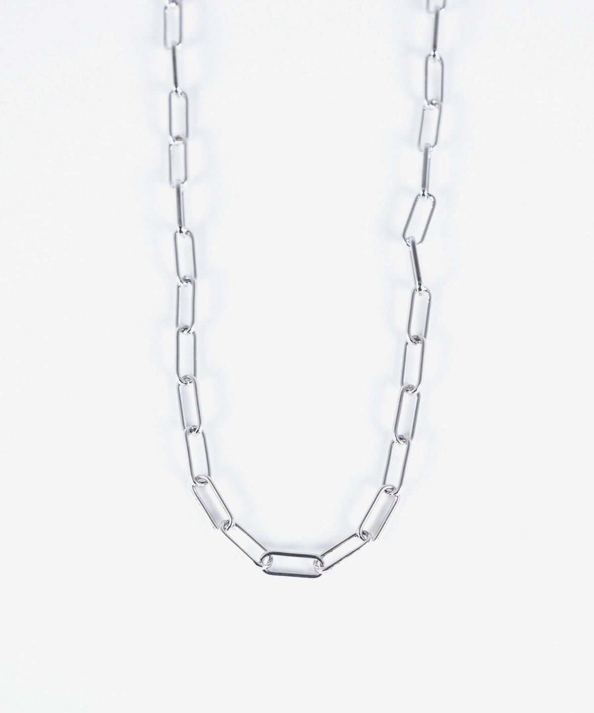 ペーパークリップチェーンネックレス
