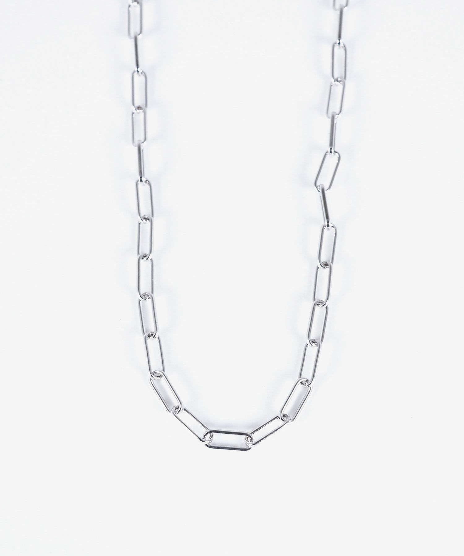 ペーパークリップチェーンネックレス