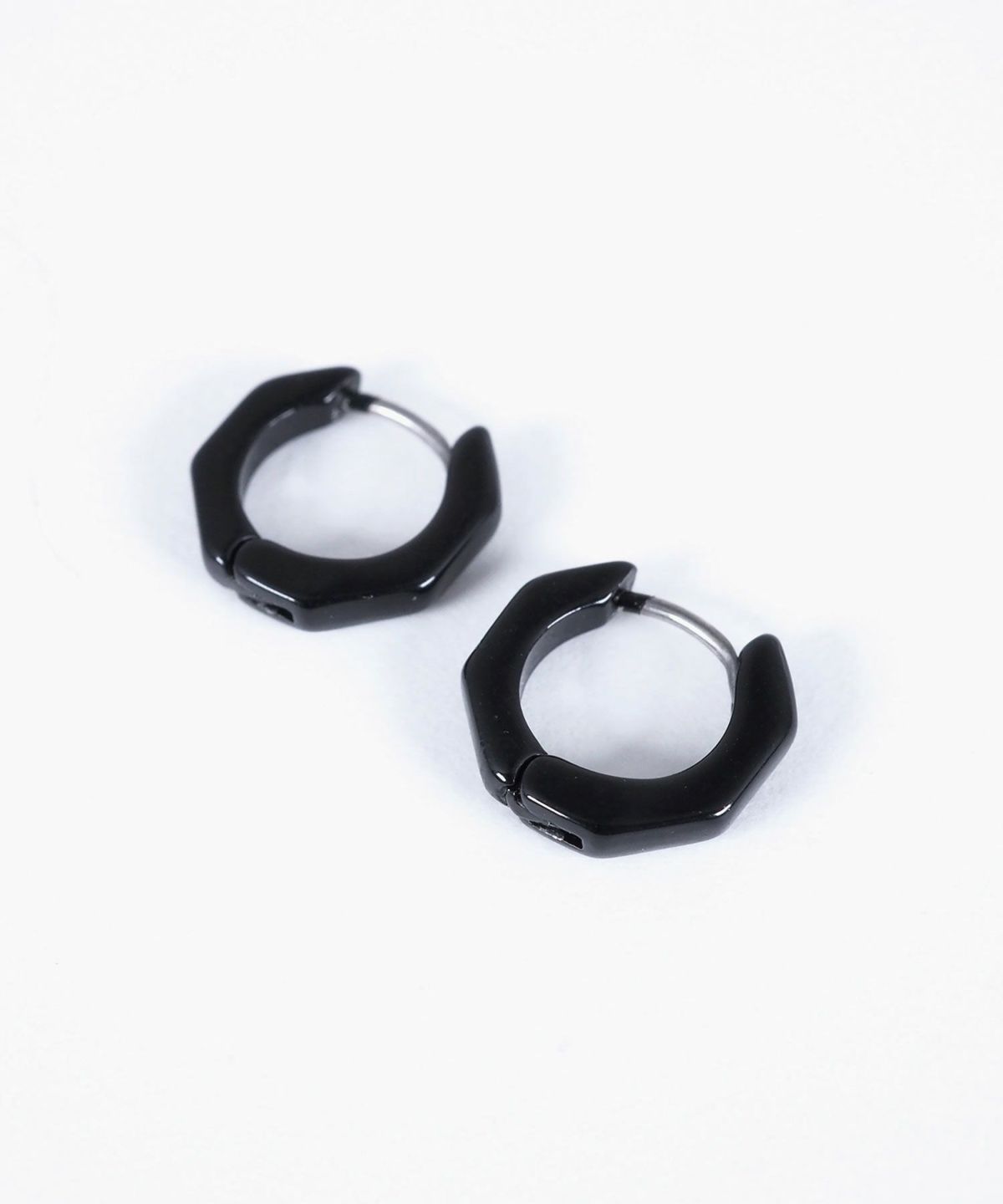 オクタゴンワンタッチステンレスポストピアス