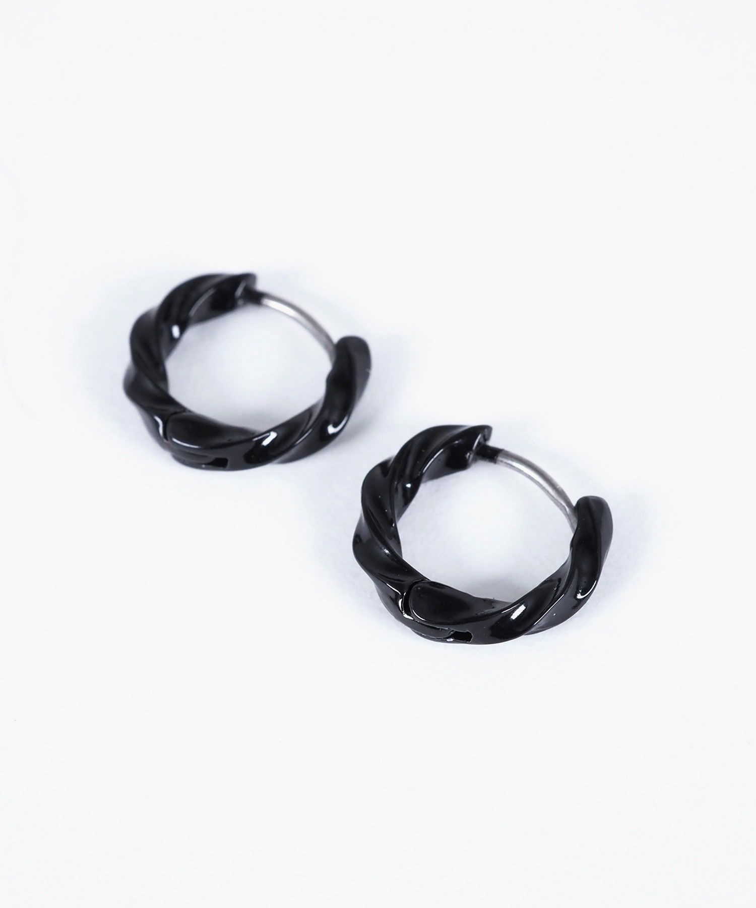 ツイストワンタッチステンレスポストピアス