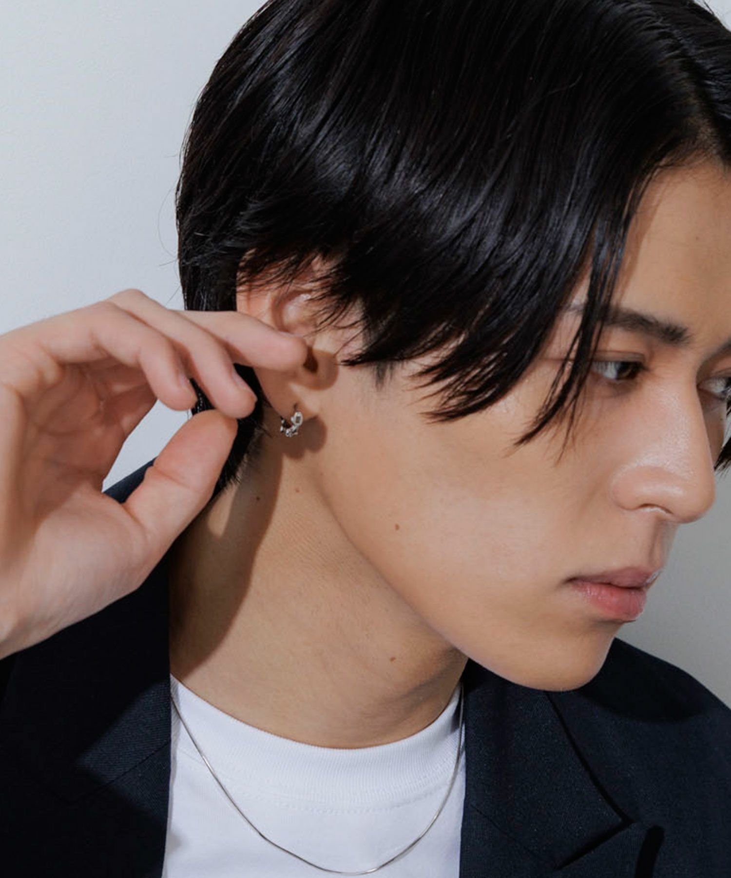 チェーンワンタッチステンレスポストピアス