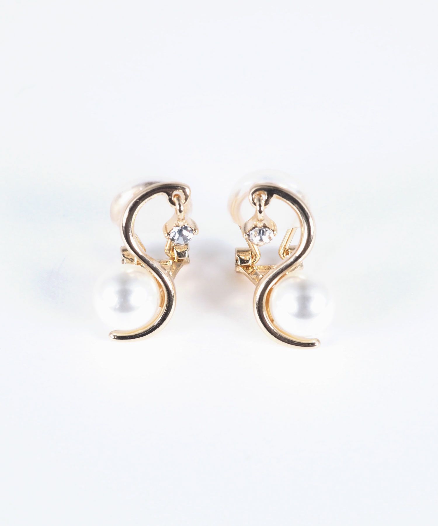 グレースSラインクリップイヤリング