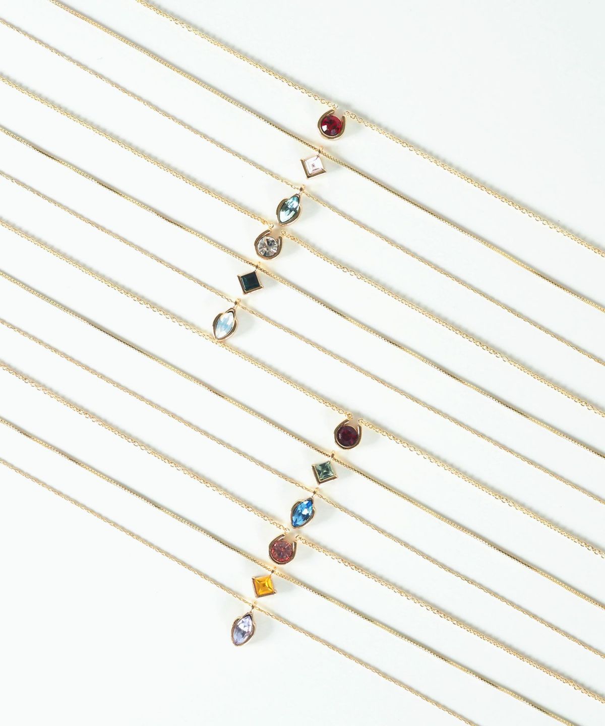 誕生石ネックレス＆リングセット