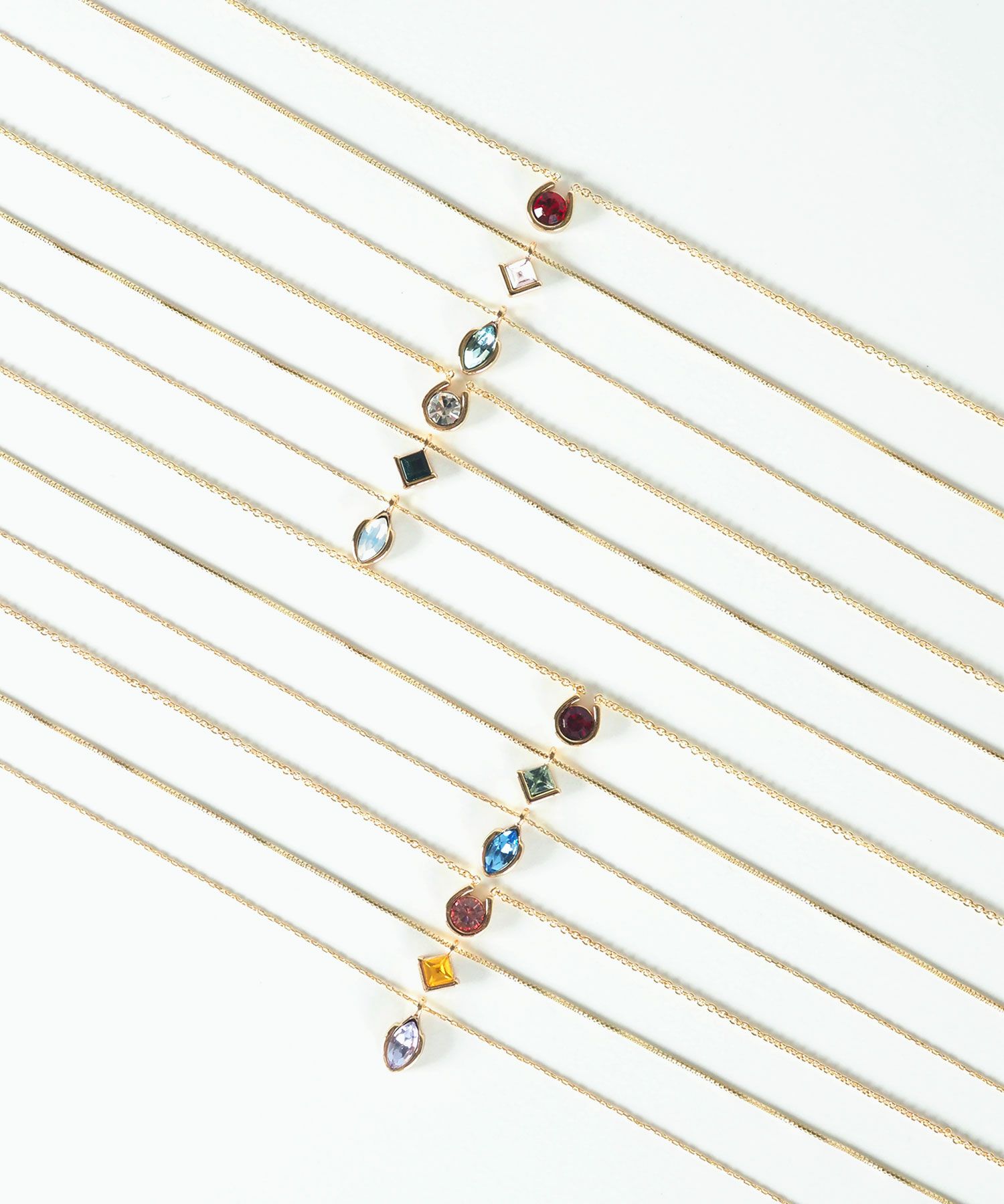 誕生石ネックレス＆リングセット