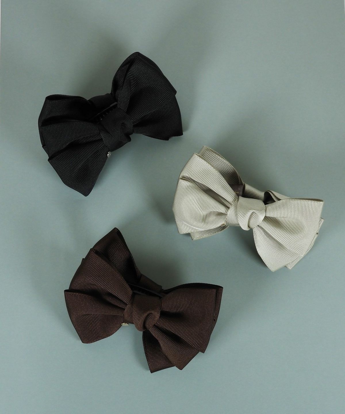 グログランリボンバナナクリップ【JUNO PREMIUM】