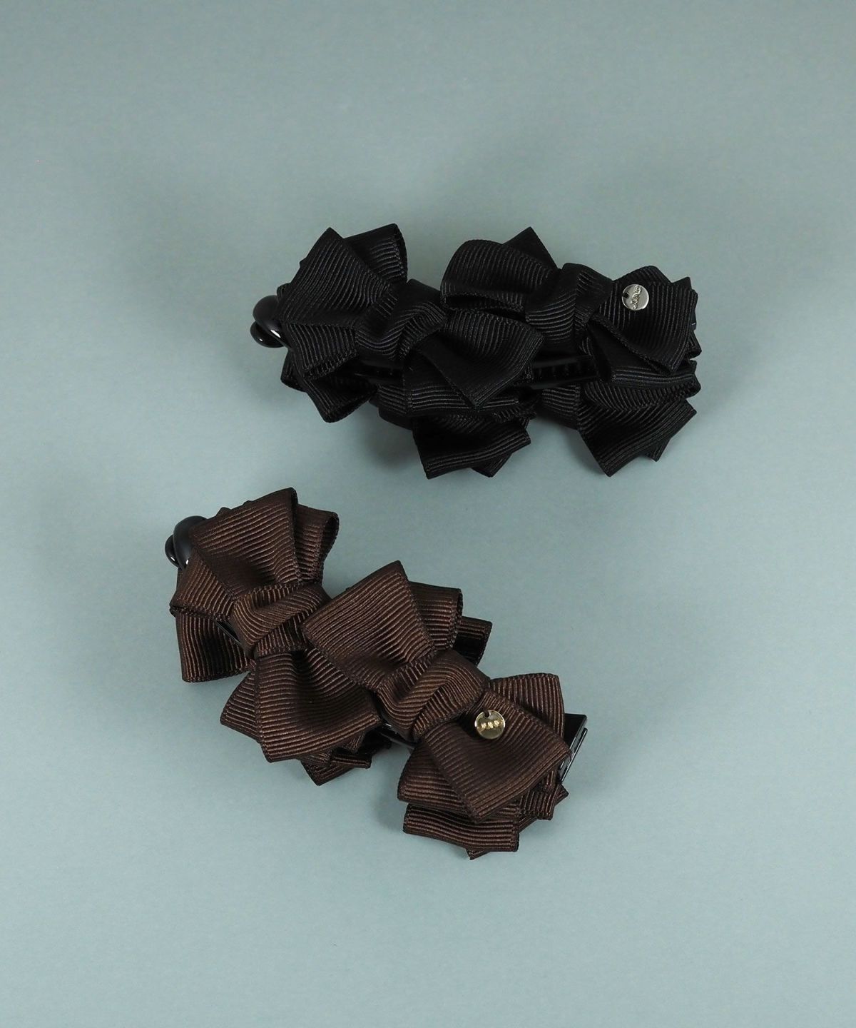 グログランミニリボンバナナクリップ【JUNO PREMIUM】