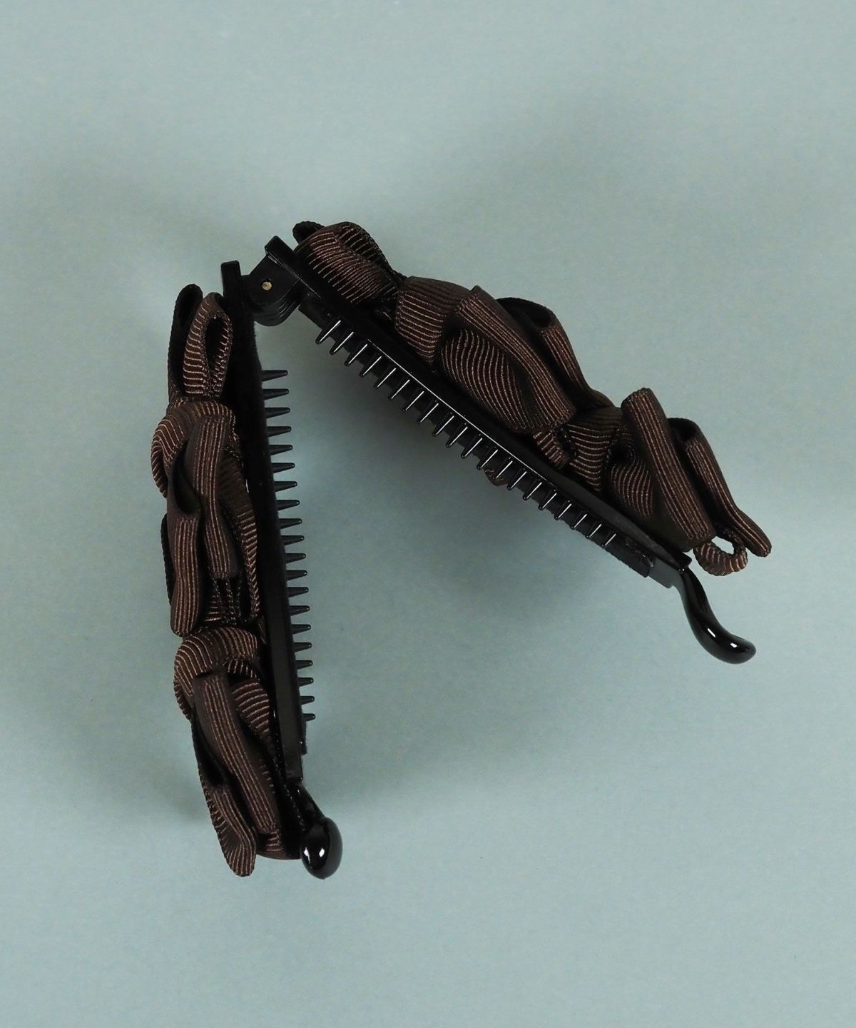 グログランミニリボンバナナクリップ【JUNO PREMIUM】