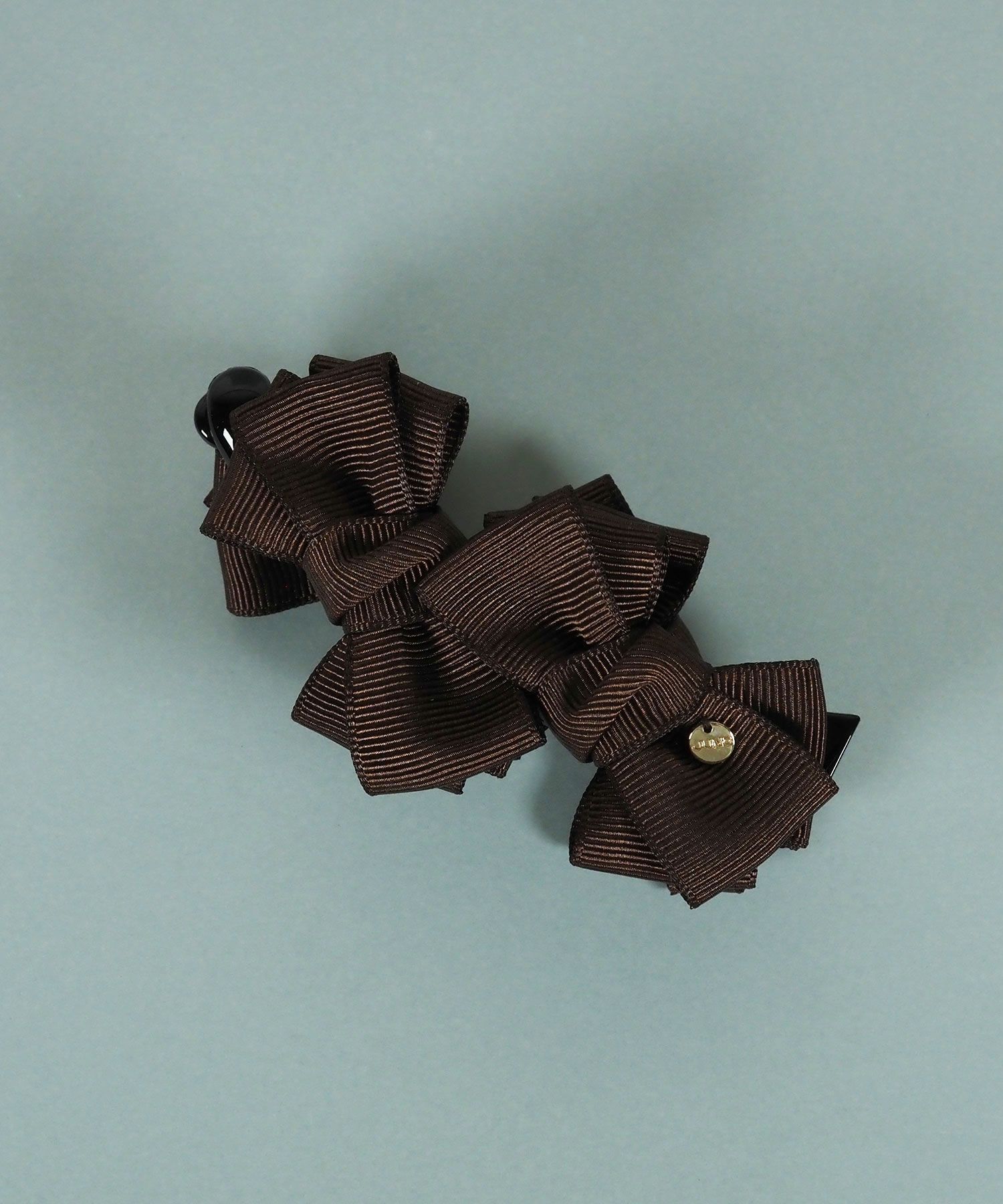 グログランミニリボンバナナクリップ【JUNO PREMIUM】