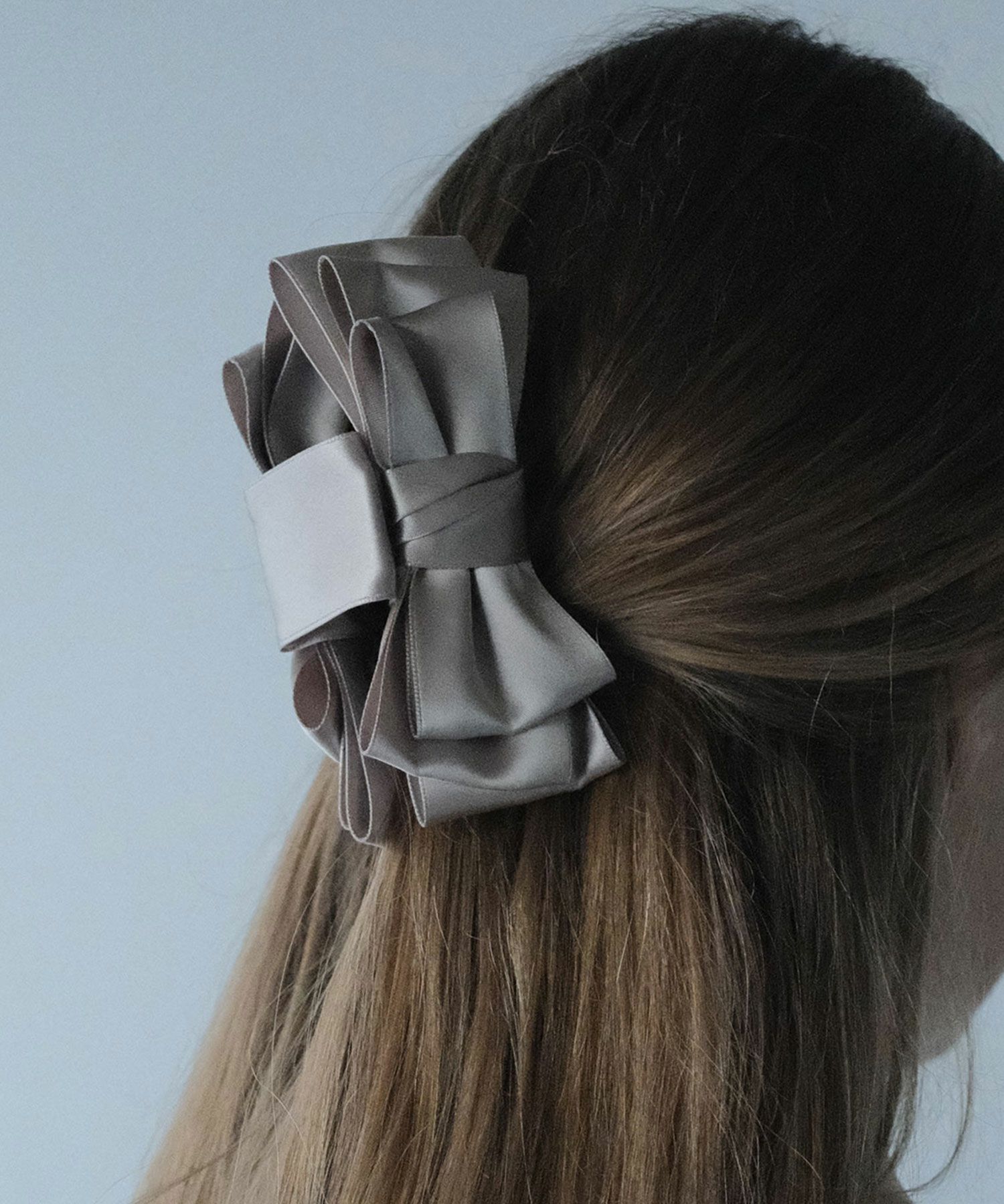 サテンリボンバンスクリップ【JUNO PREMIUM】